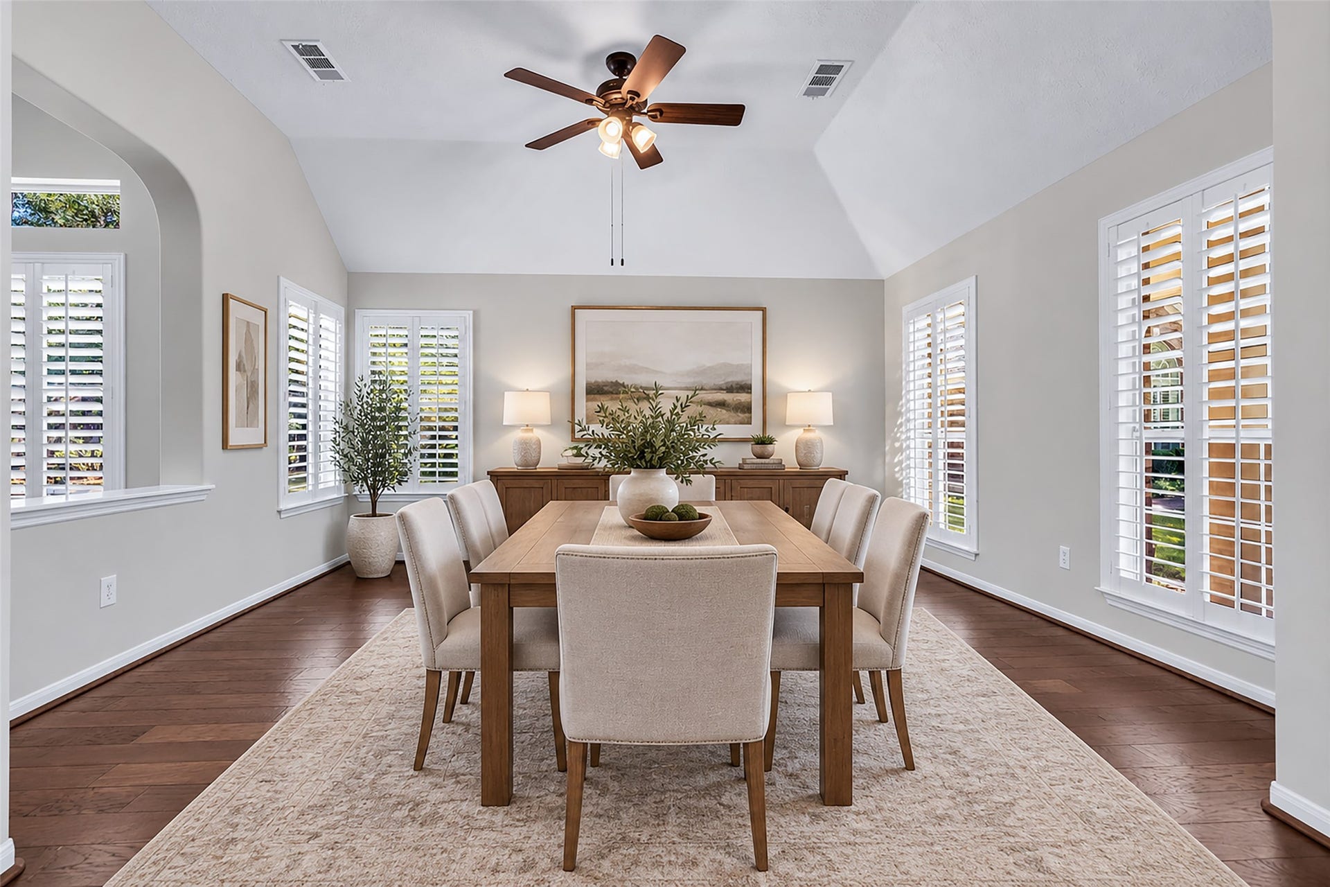39 Currymead Place, The Woodlands, TX 77382 Virtually Staged as Formal Dining Room
