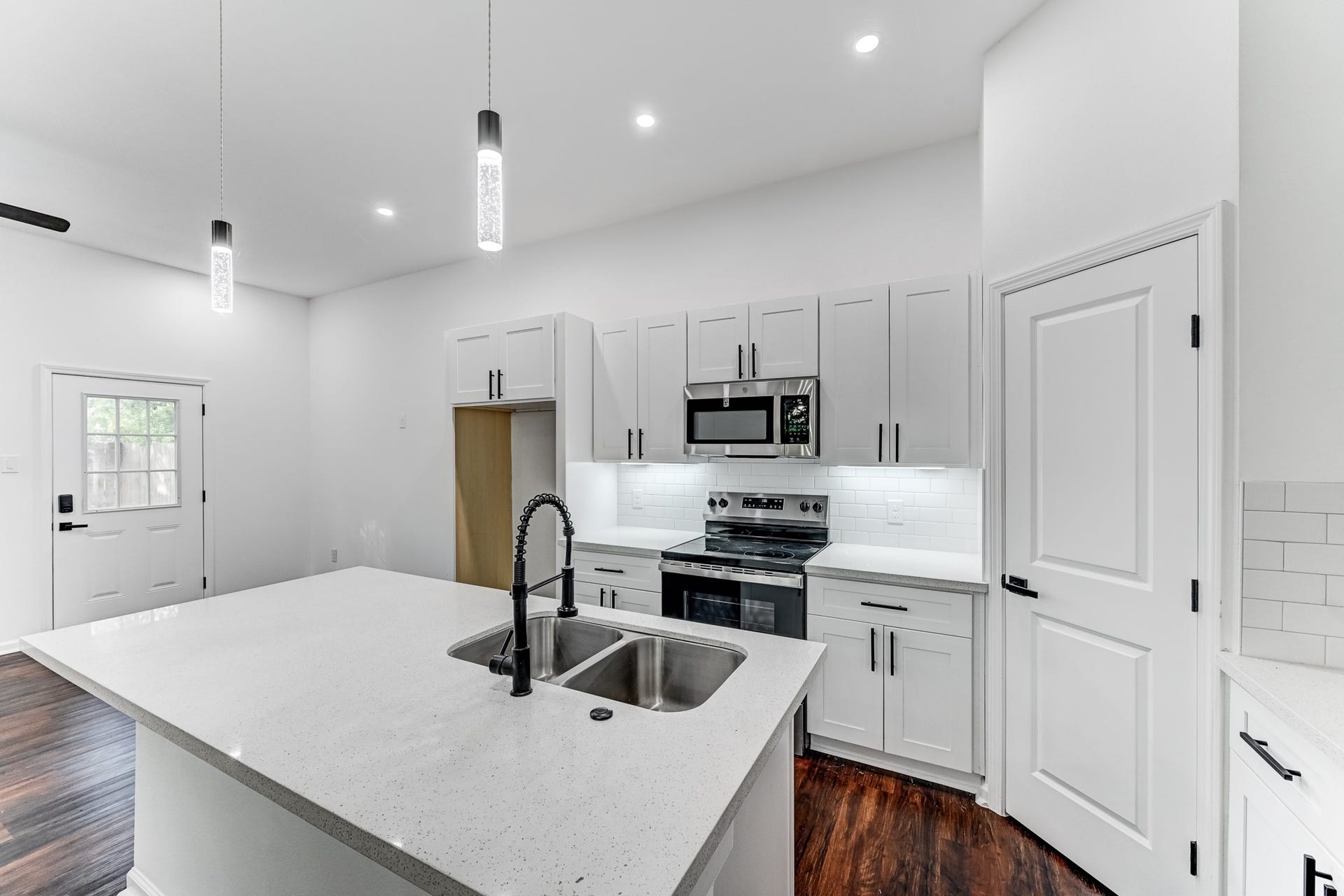 Bright kitchen with center island