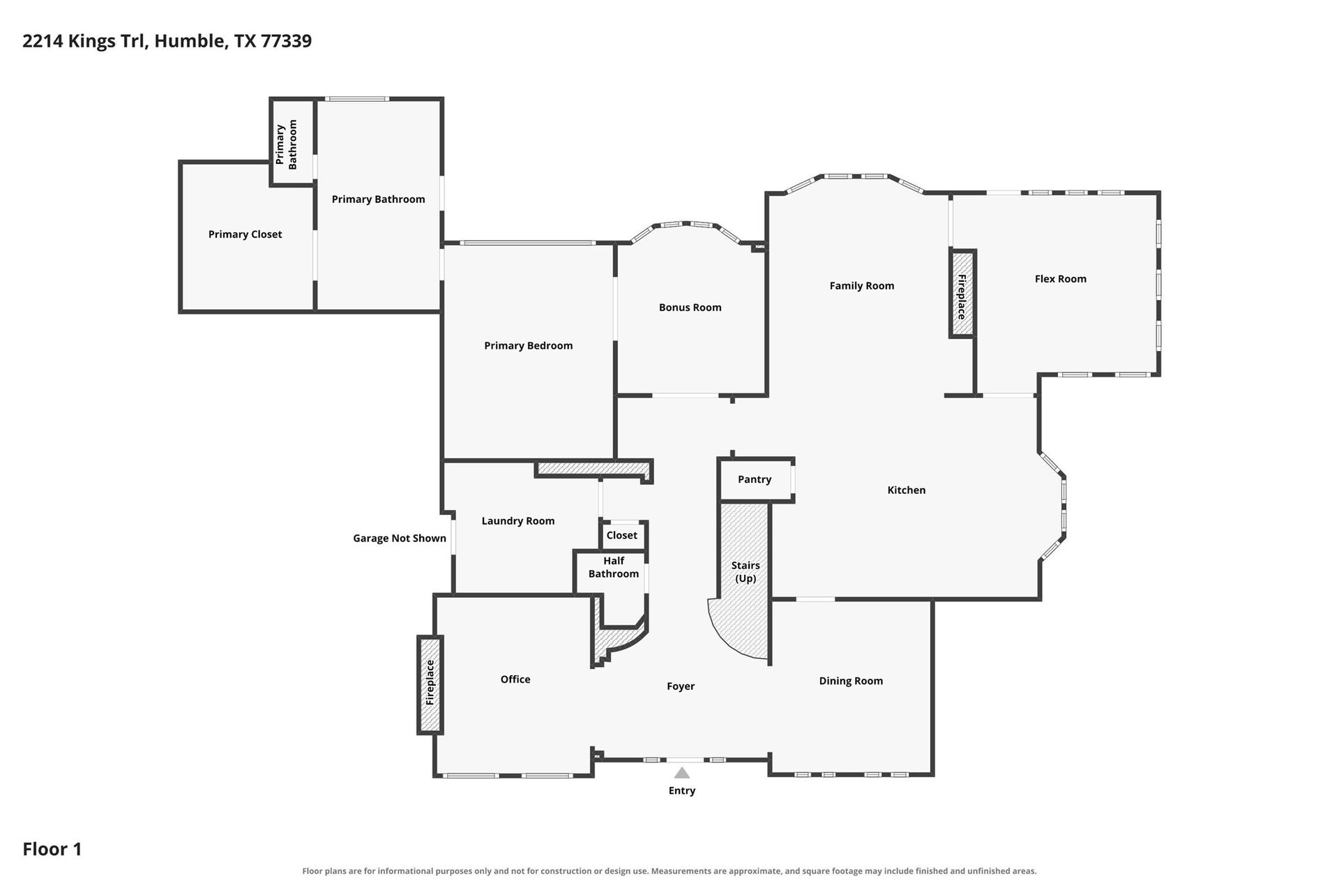2214 Kings Trail, Kingwood, TX 77339 First floor - great layout