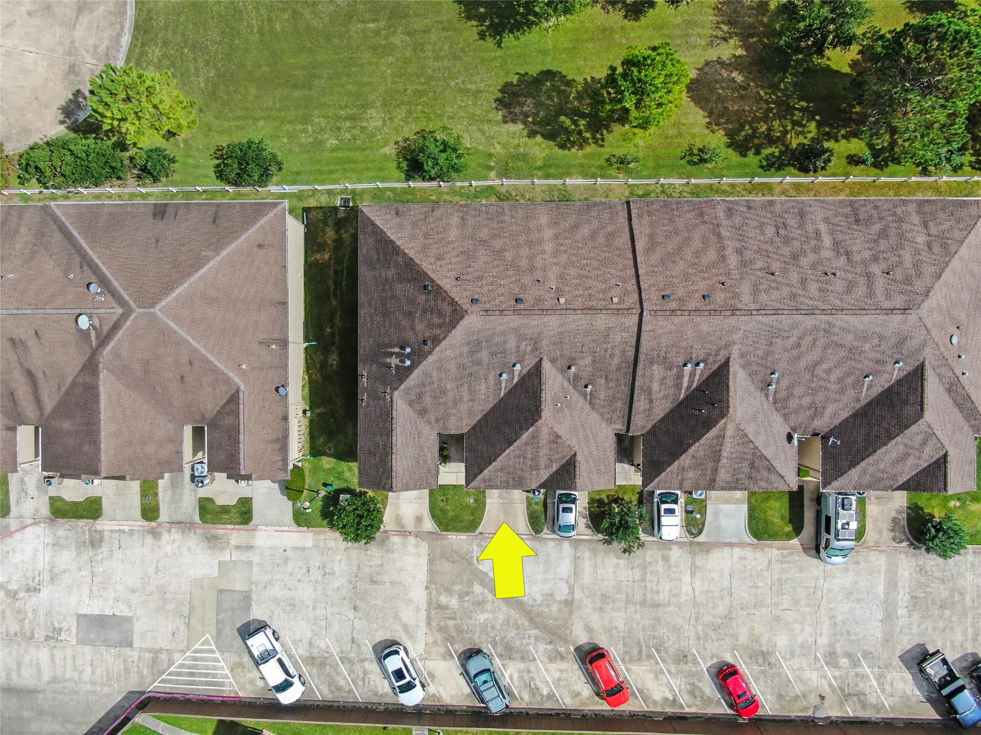 17570 W Highway 105 W, #52, Conroe, TX 77356 areal view of townhome complex unit
