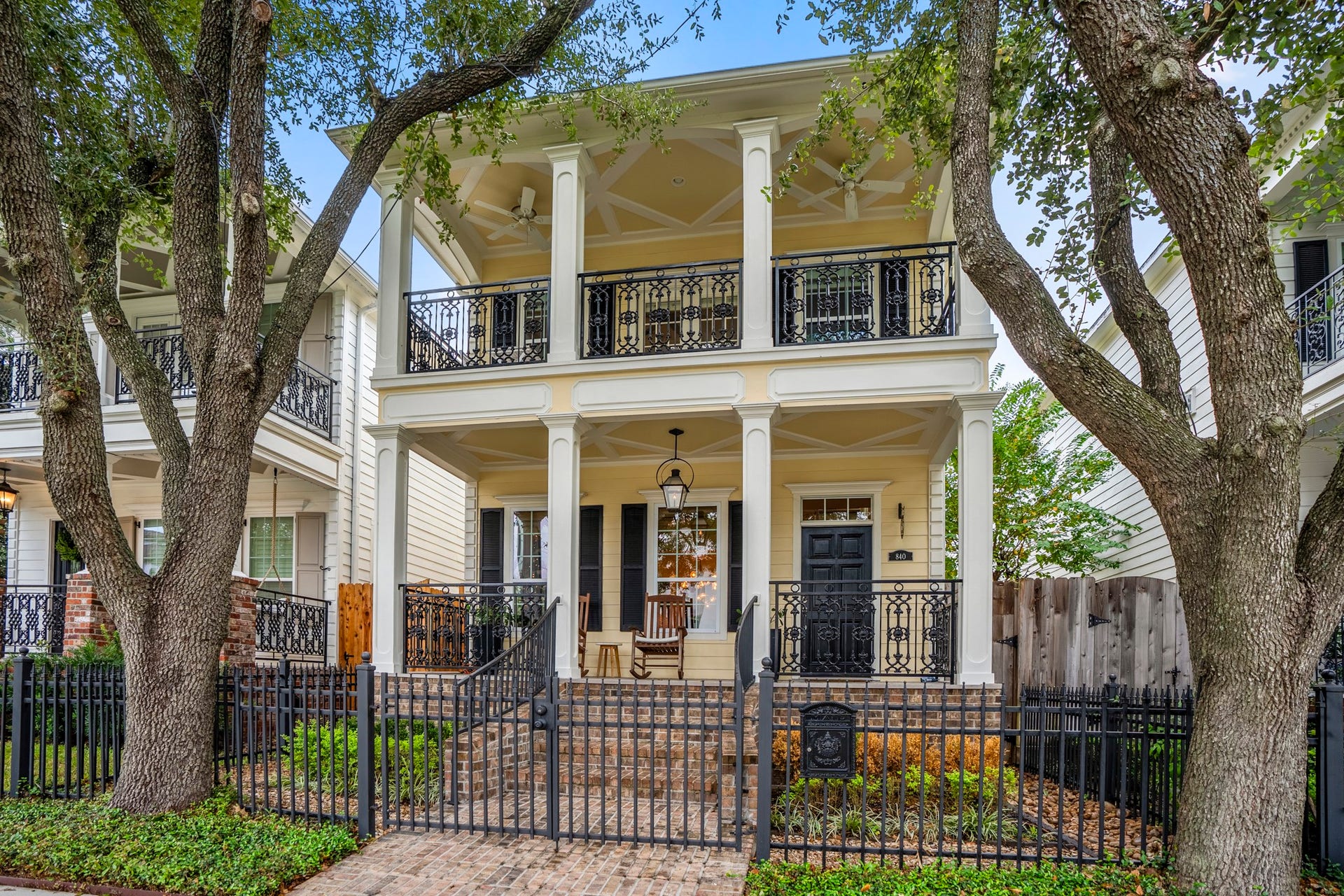 840 Tulane Street, Houston, TX 77007 Welcome to 840 Tulane in the heart of the Heights. Two oversized balconies welcome you into this beautiful gated front yard. This adorable Victorian home has been loved and ready for new owners.