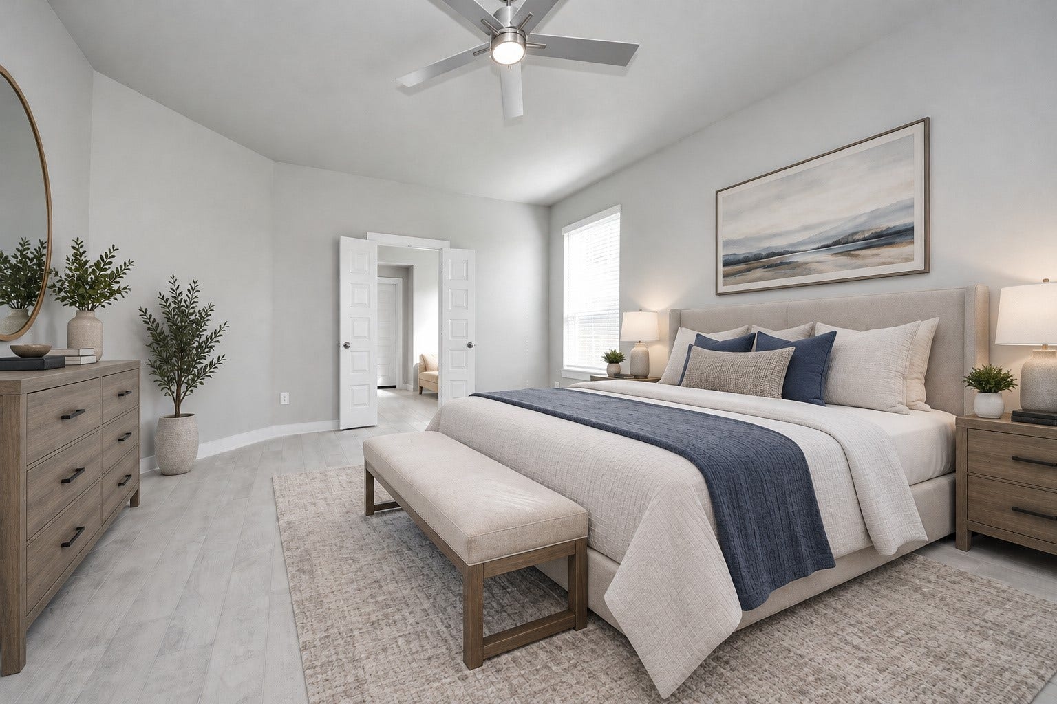 Virtually Staged - Primary Bedroom.