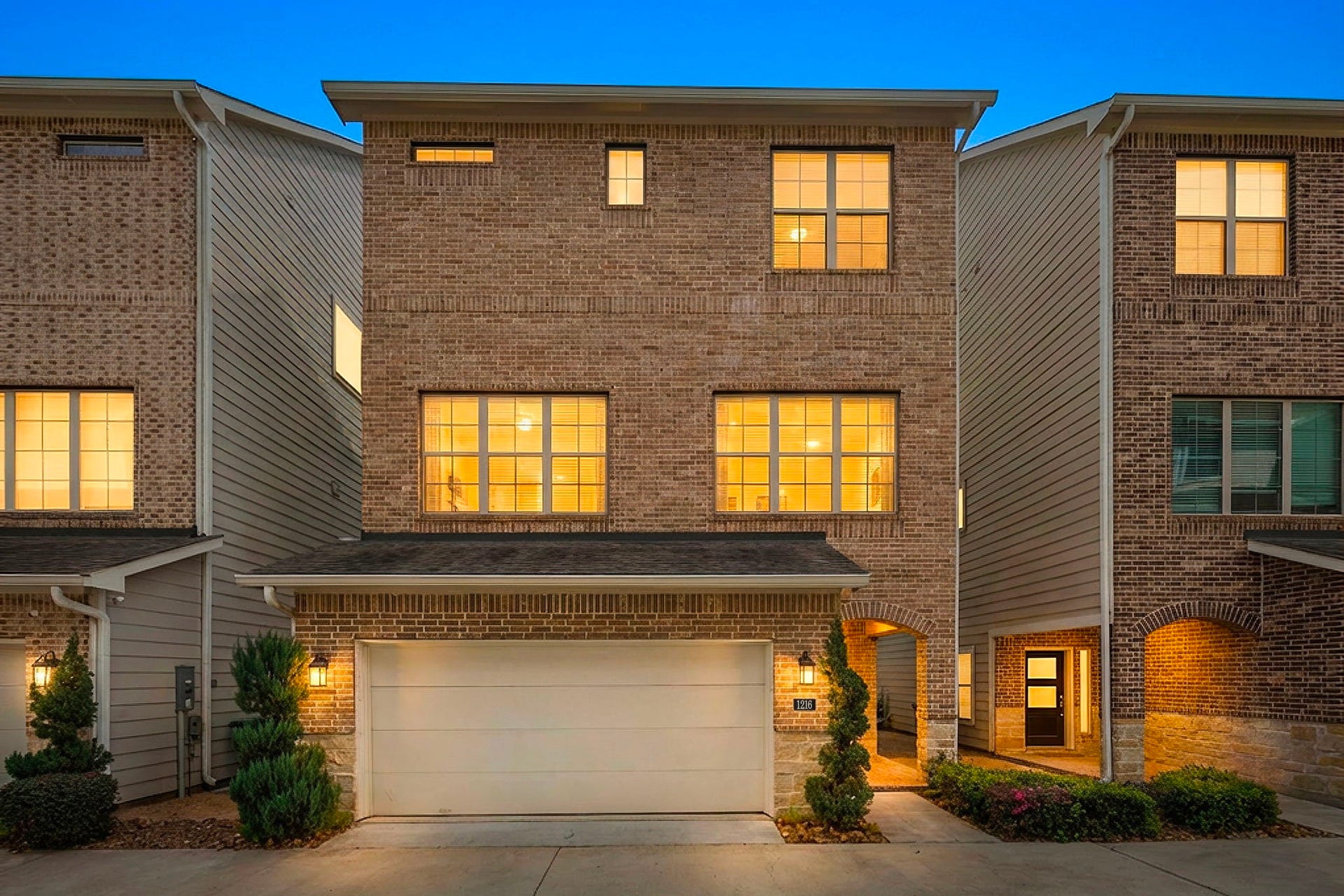 1216 Murrayhill Drive, Houston, TX 77043 This home features a convenient attached garage for easy access and added security.