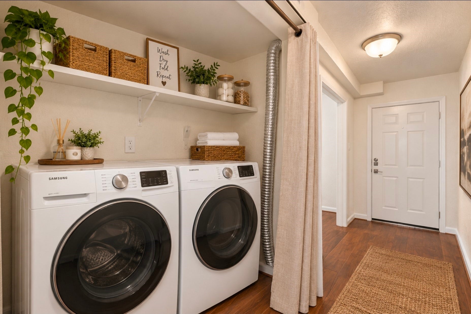 11550 Chimney Rock Road, #536, Houston, TX 77035 Utility area virtually staged