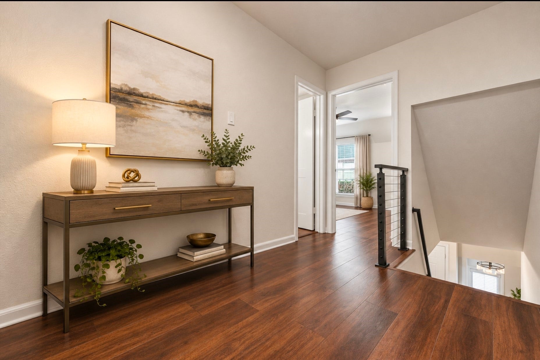 11550 Chimney Rock Road, #536, Houston, TX 77035 Flex space in the hallway virtually staged