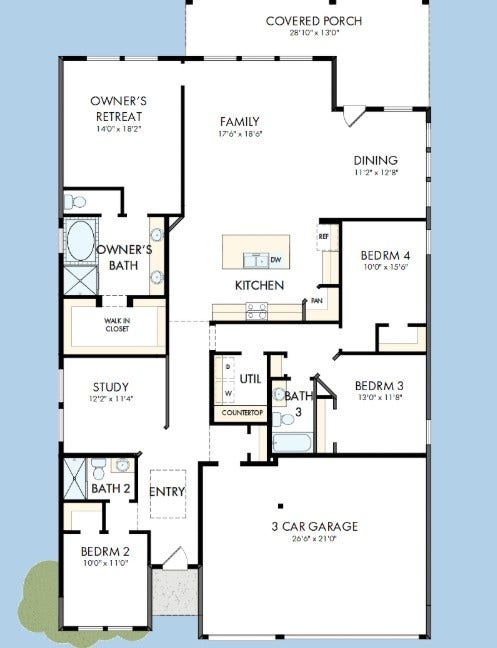 343 Silver Sage Street, Conroe, TX 77304 The success of a floor plan is the way you can move through itYoull be amazed at how well this home livesWe call it traffic patterns.