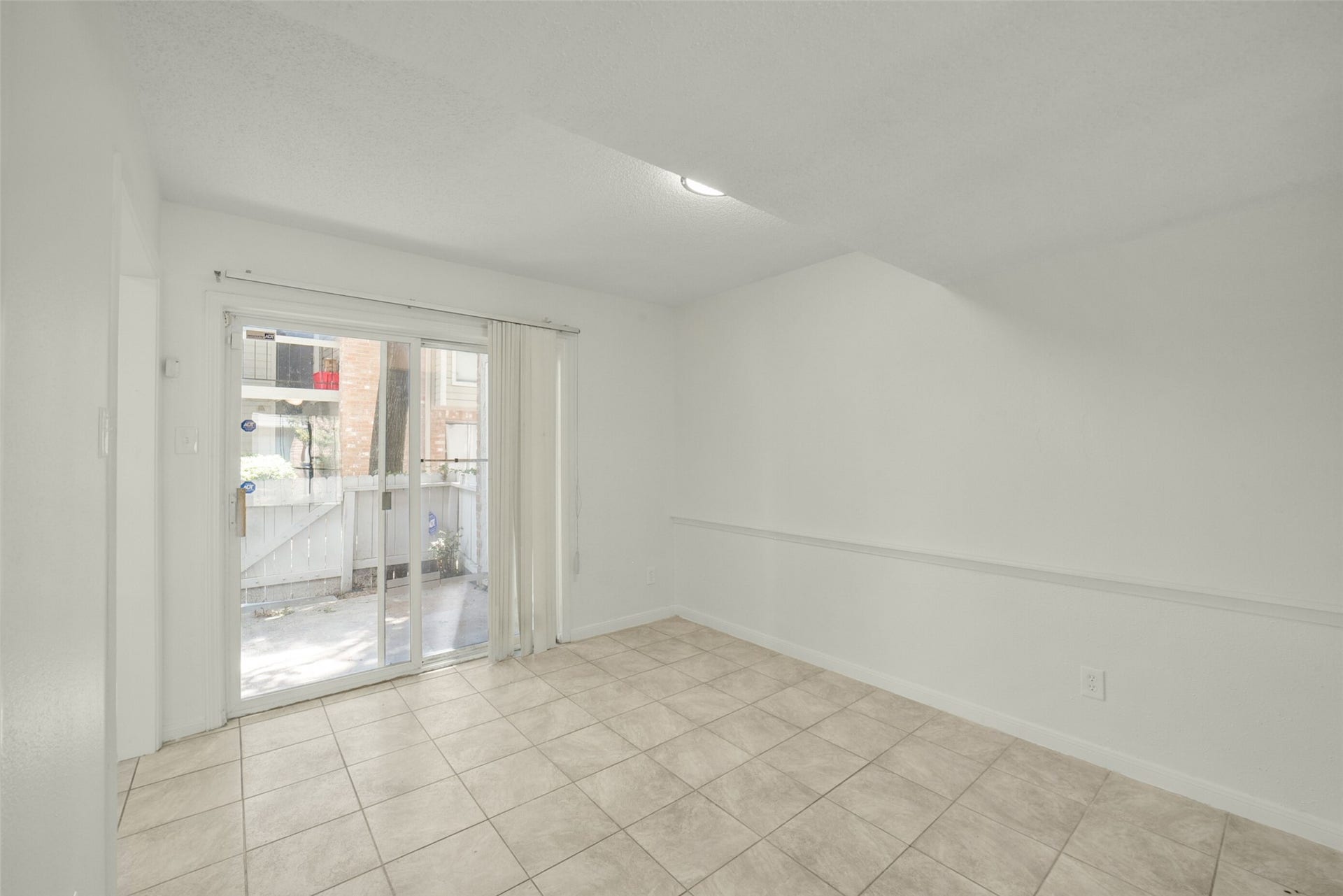 Easy access to your back patio from the dining area.