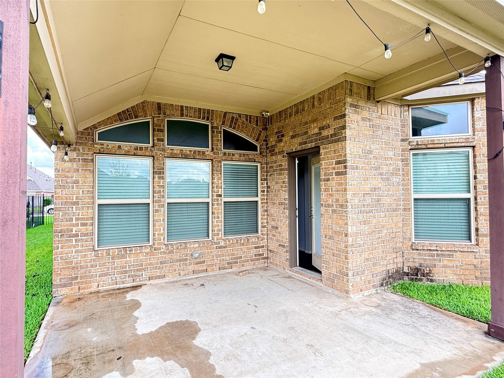 20635 Riley Copper Drive, Cypress, TX 77433 Grilling is a breeze under the shade of this back covered patio.