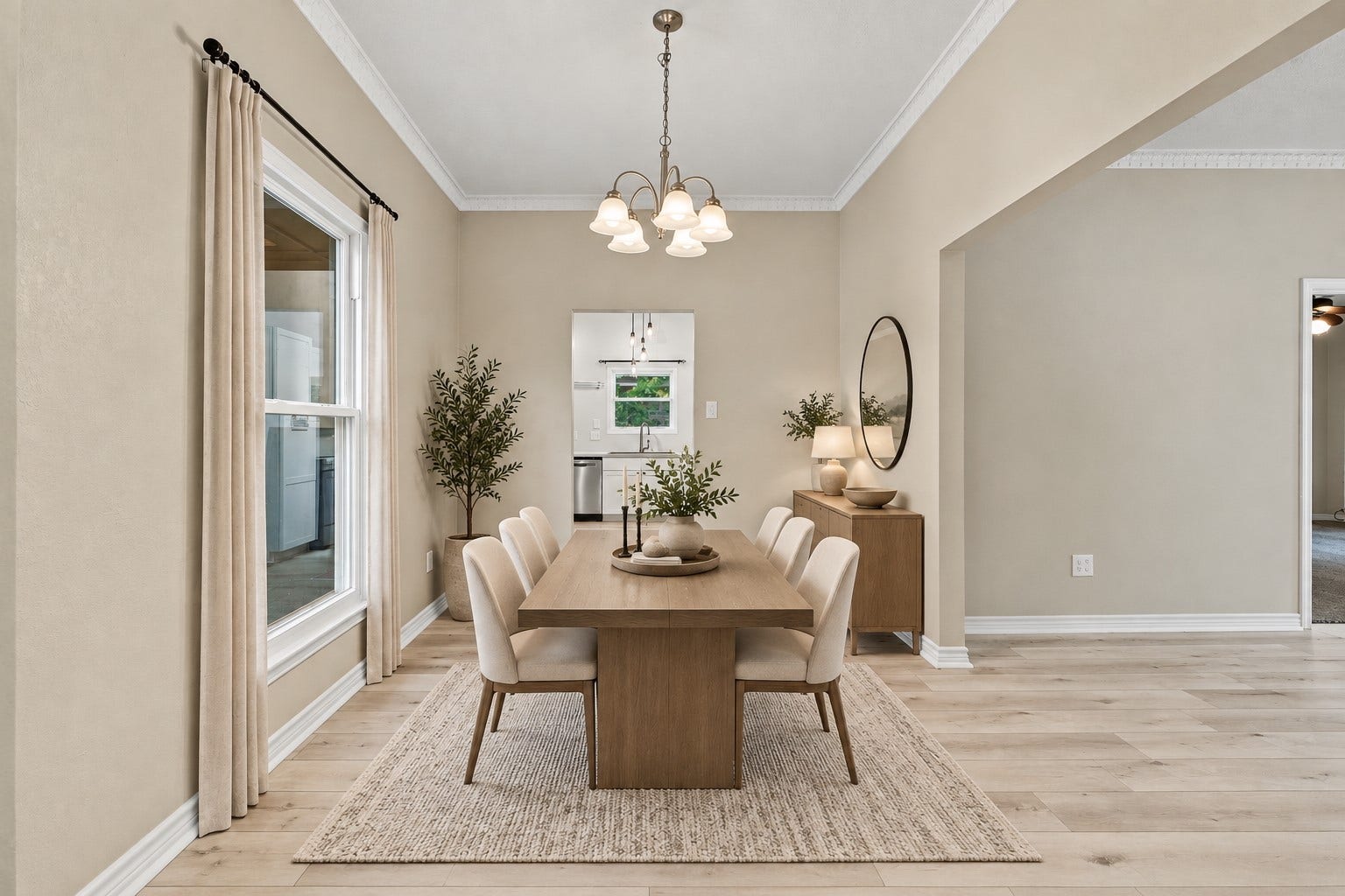 713 Palmer Drive, Conroe, TX 77302 Formal dining area
***virtually staged***