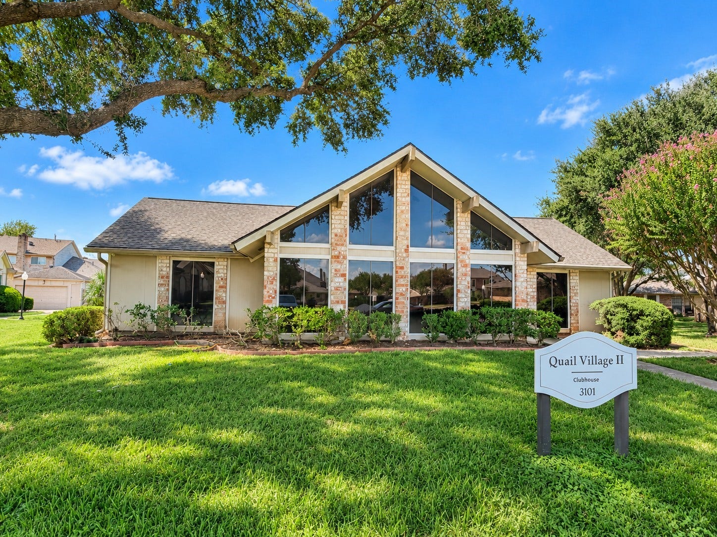 Quail Village II also has a clubhouse & pool!