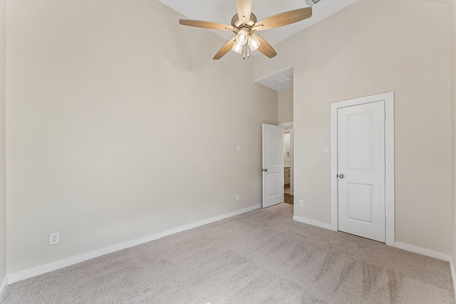 30410 Myrtle Oak Drive, Fulshear, TX 77423 Spacious secondary bedroom featuring ample floor space for any family member to enjoy. This room is conveniently located just off the hall bath and includes a generous walk-in closet for optimal storage.