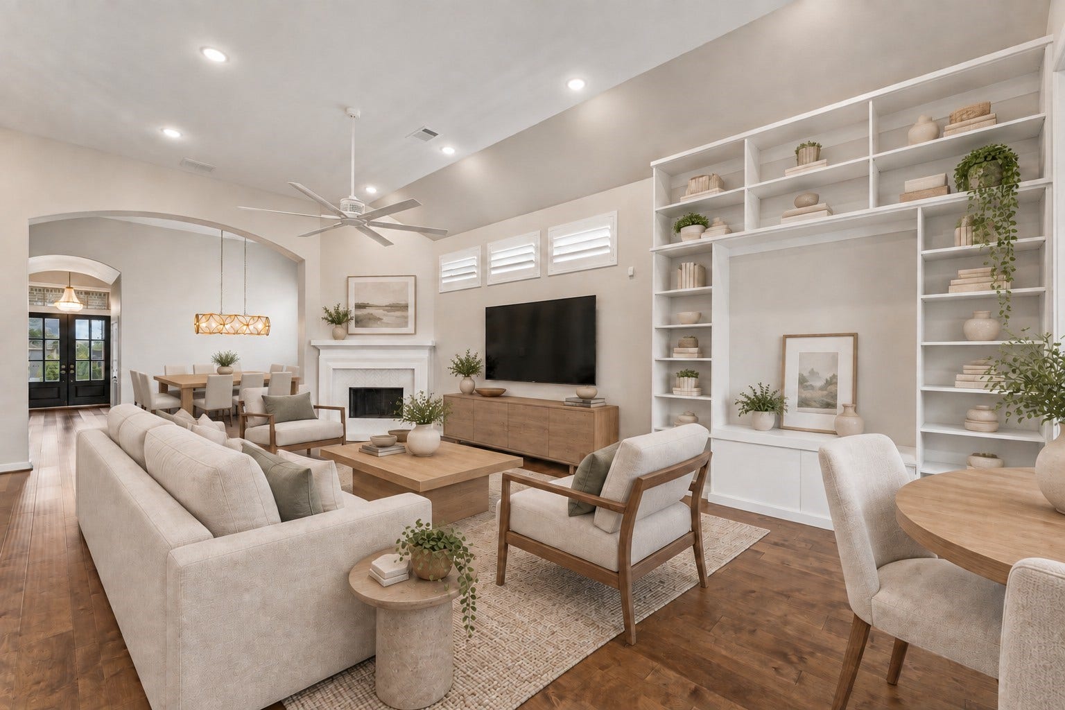 30410 Myrtle Oak Drive, Fulshear, TX 77423 VIRTUALLY STAGED to show versatility of this living space.