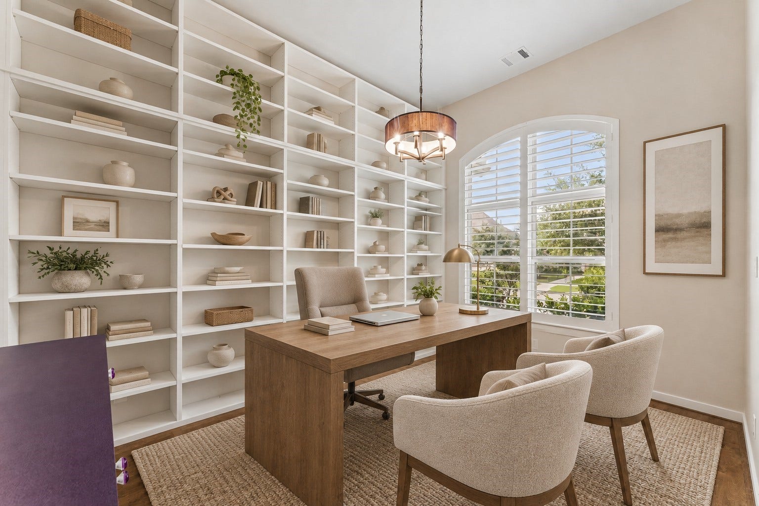30410 Myrtle Oak Drive, Fulshear, TX 77423 VIRTUALLY STAGED home office.