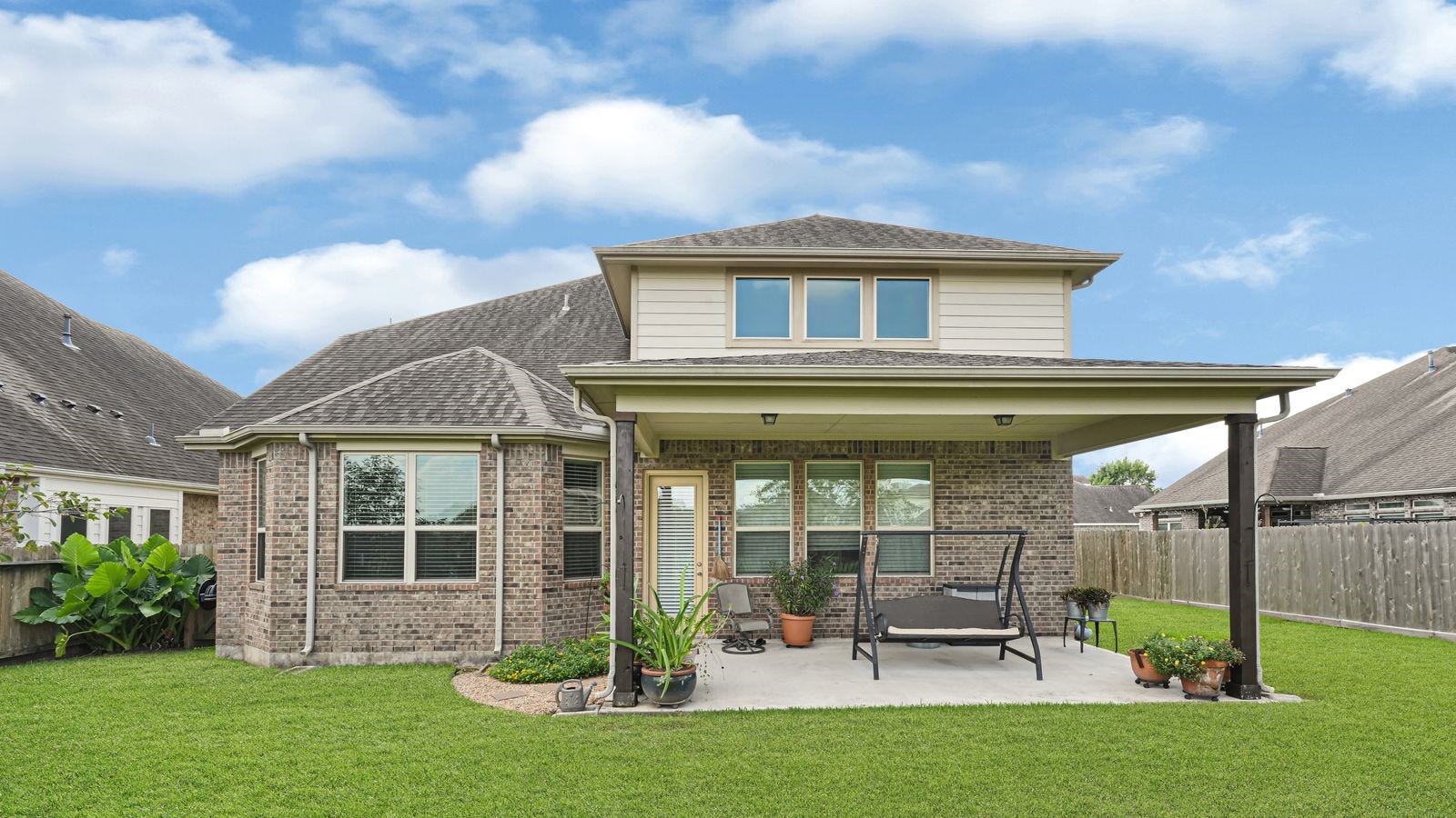 6258 Murphy Wood Drive, League City, TX 77573 View of the back of your future home.