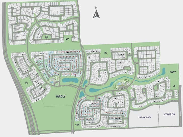9119 Hollindale Park Drive, Cypress, TX 77433 Avalon at Cypress Community Sitemap
