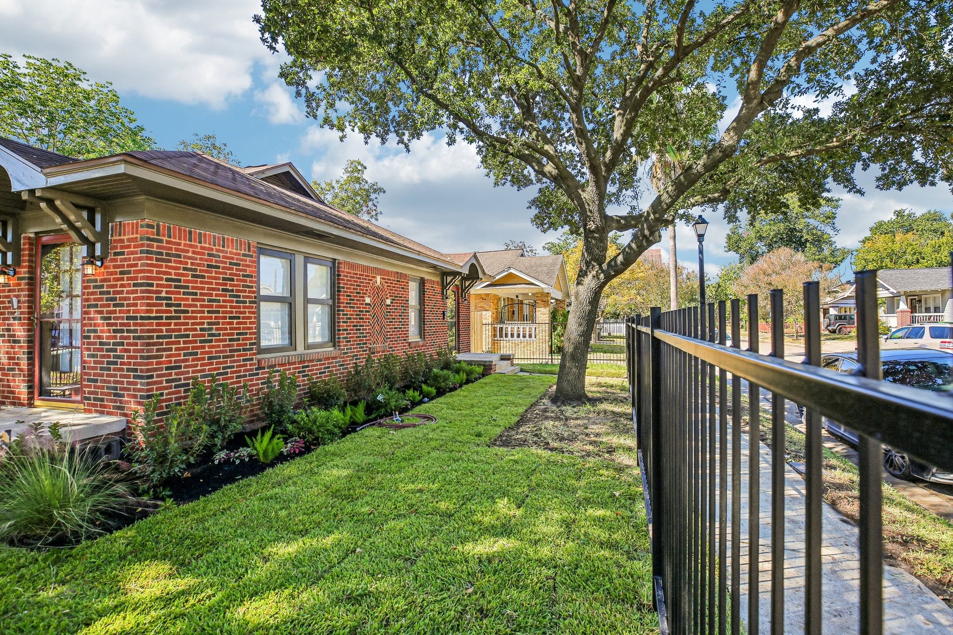1104 Key Street, Houston, TX 77009 Gated for privacy and security.