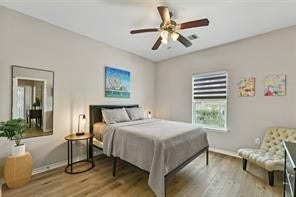 3717 Church Street Street, Galveston, TX 77550 Virtual staged bedroom.