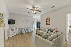 3717 Church Street Street, Galveston, TX 77550 Virtual staged living room.
