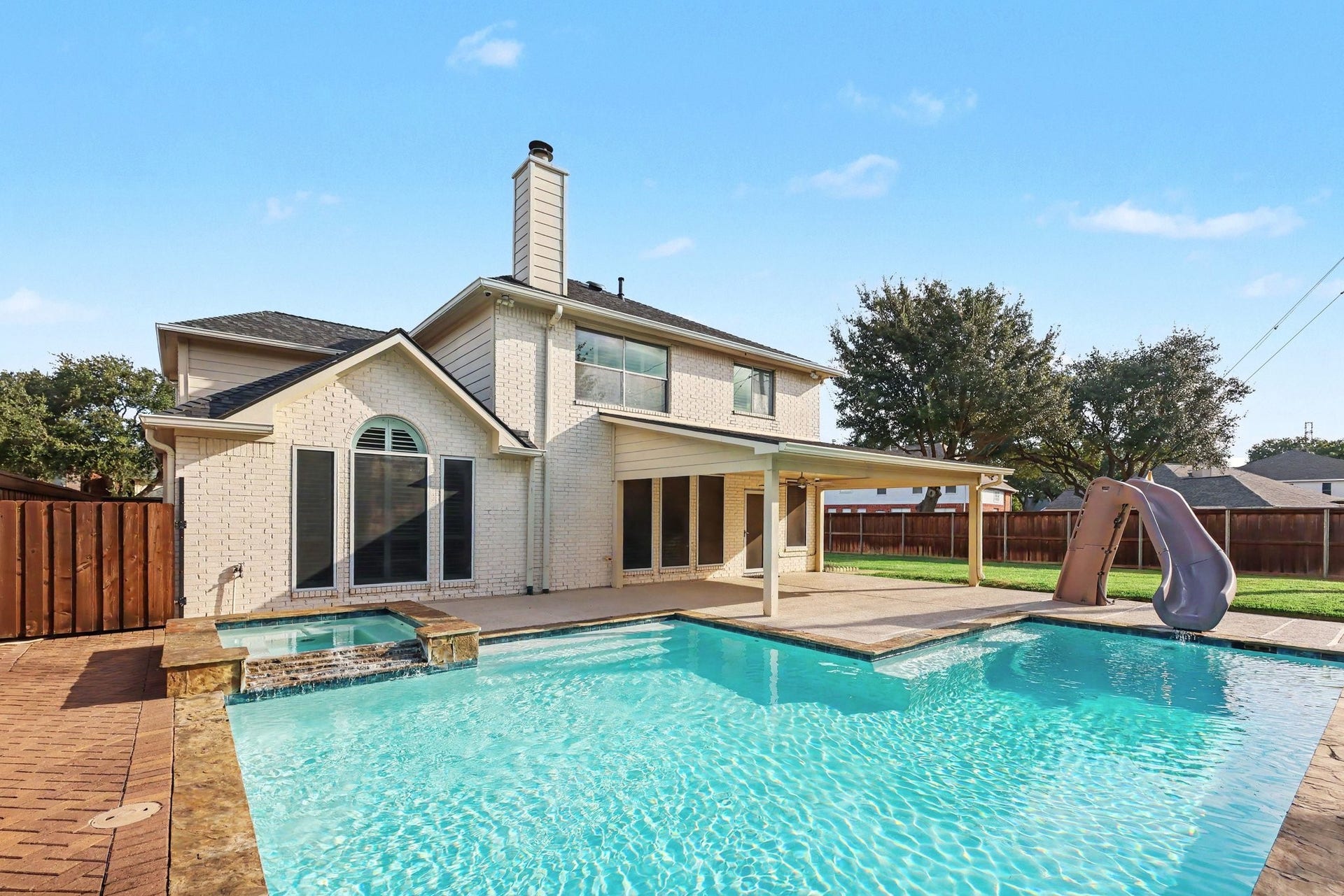 10903 Prairie Hawk Drive, Houston, TX 77064 Covered patio perfect for grilling and outdoor gatherings.