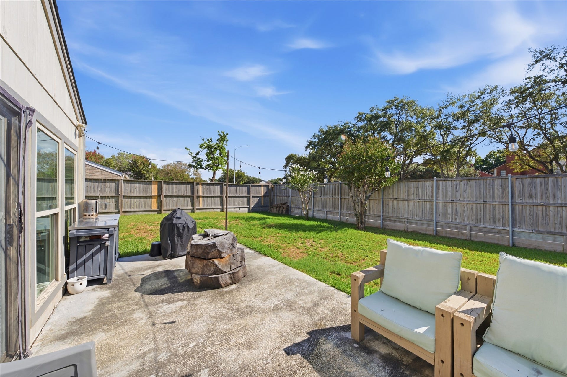 2211 Kinbrook Drive, Houston, TX 77077 The patio is the perfect spot to relax and enjoy the fresh air.