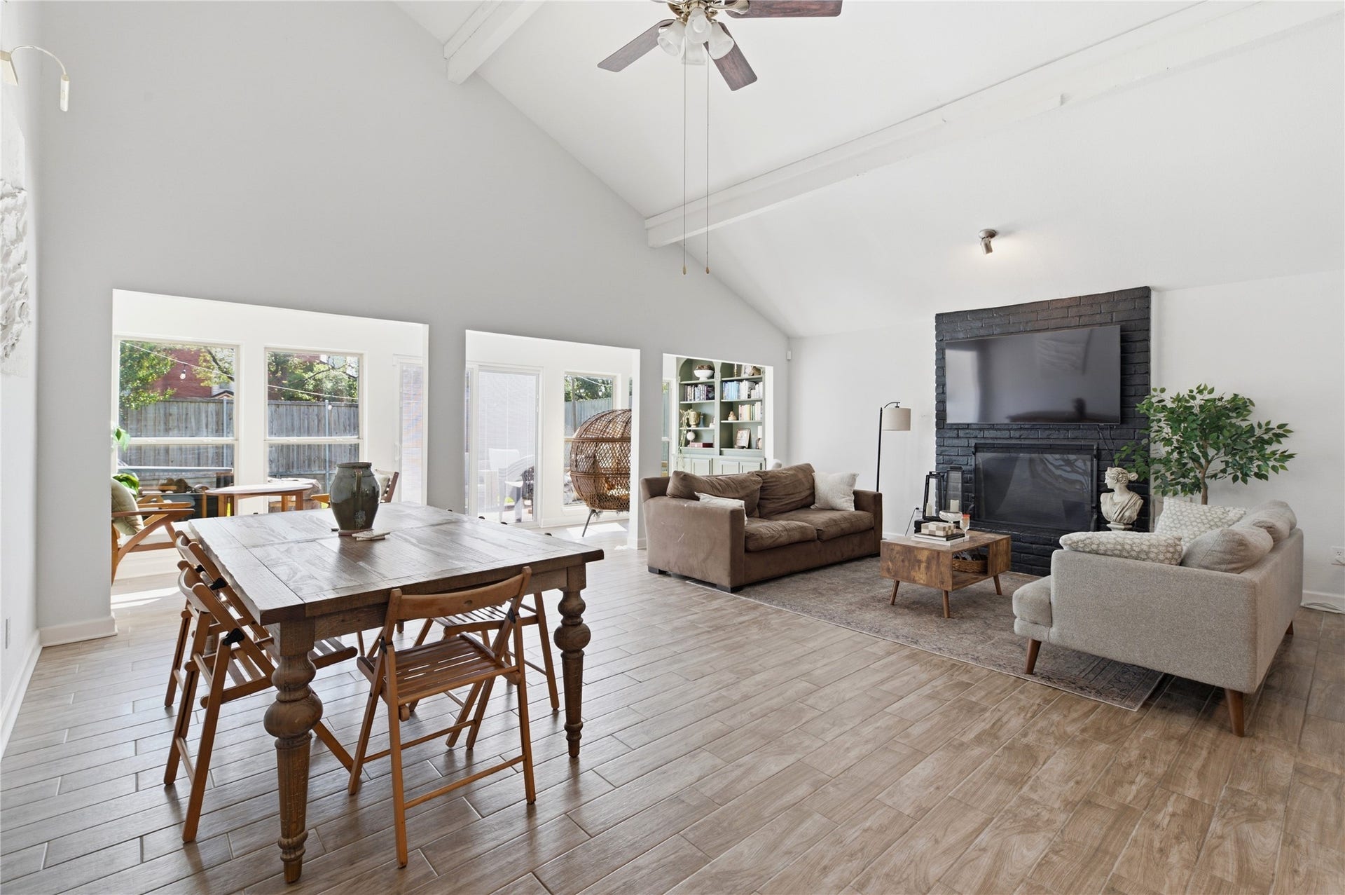 2211 Kinbrook Drive, Houston, TX 77077 Large windows fill the space with natural light.