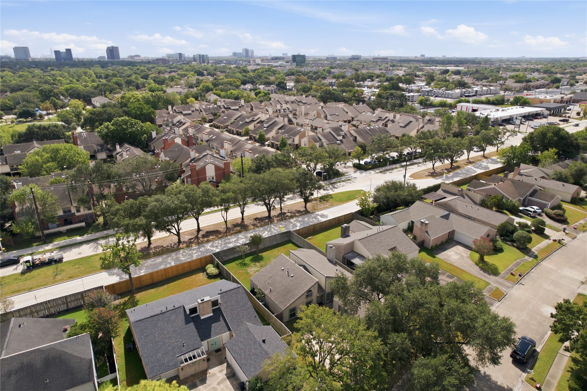 2211 Kinbrook Drive, Houston, TX 77077 Aerial view of the property.