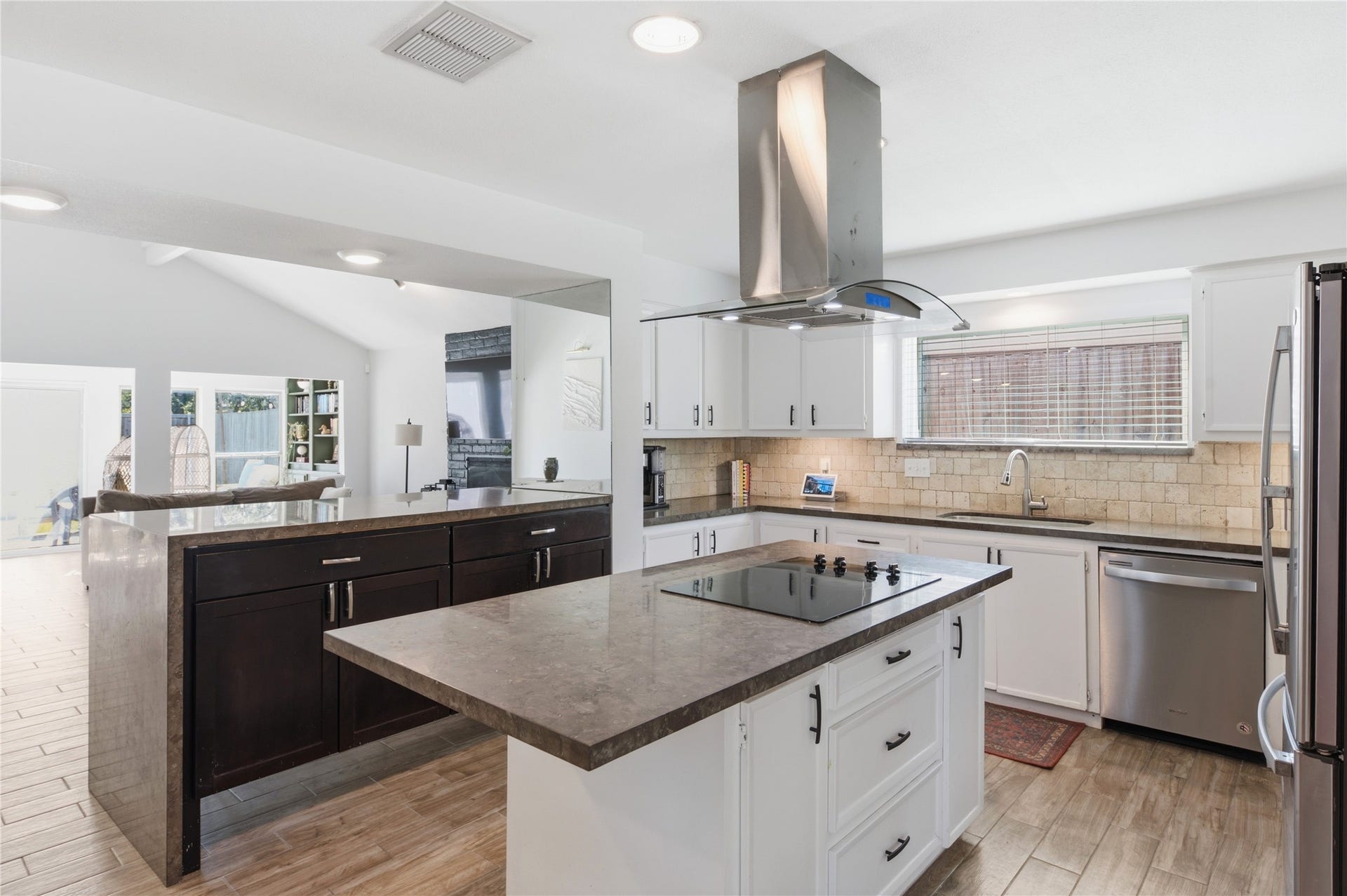 2211 Kinbrook Drive, Houston, TX 77077 The kitchen features an abundance of counter space and cabinets for storage!