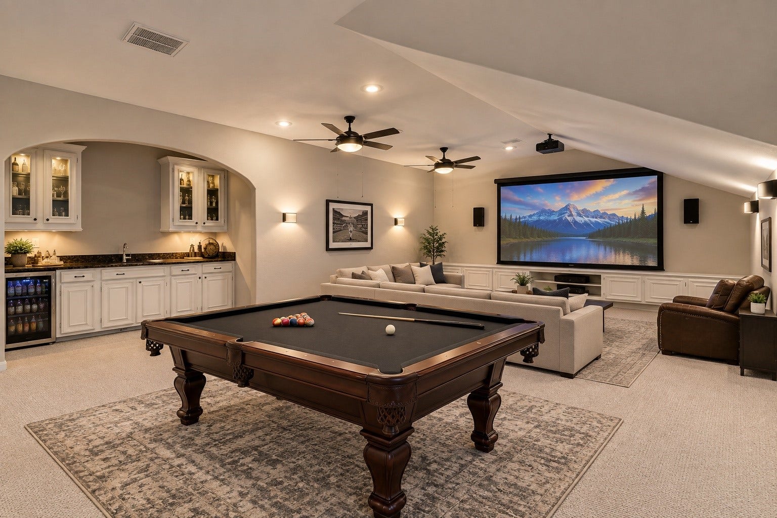 8835 Stowe Creek Lane, Missouri City, TX 77459 Virtually Staged Gameroom