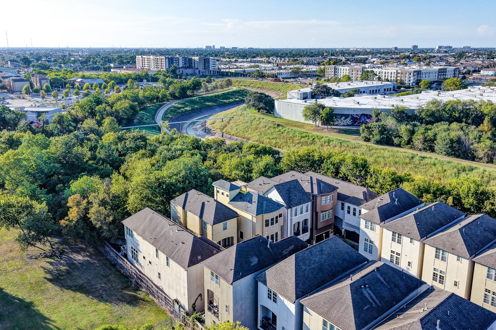 4118 Bonner View Lane, Houston, TX 77007 Aerial view of proximity