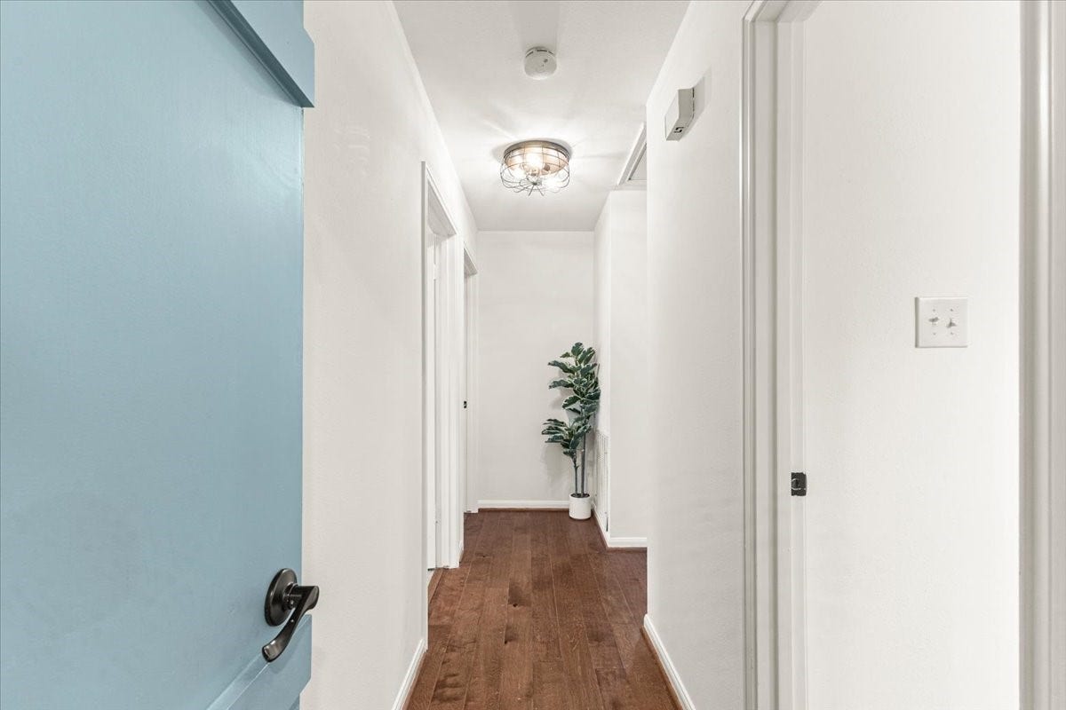 Hallway leading to bedrooms