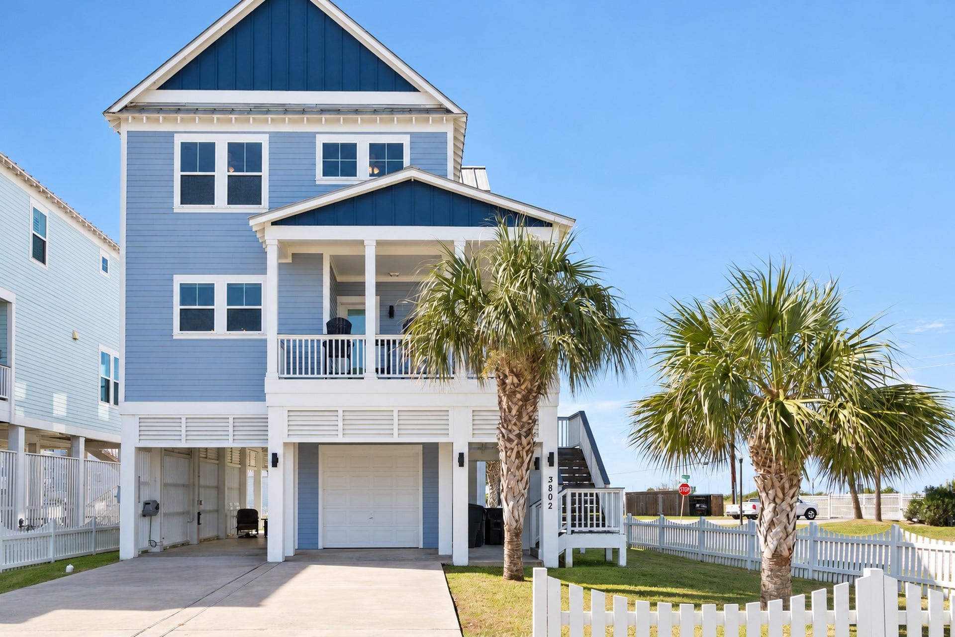 3802 Abalone Road, Galveston, TX 77554 Beachside home with Gulf views and on a corner lot in sought after Beachside Village.