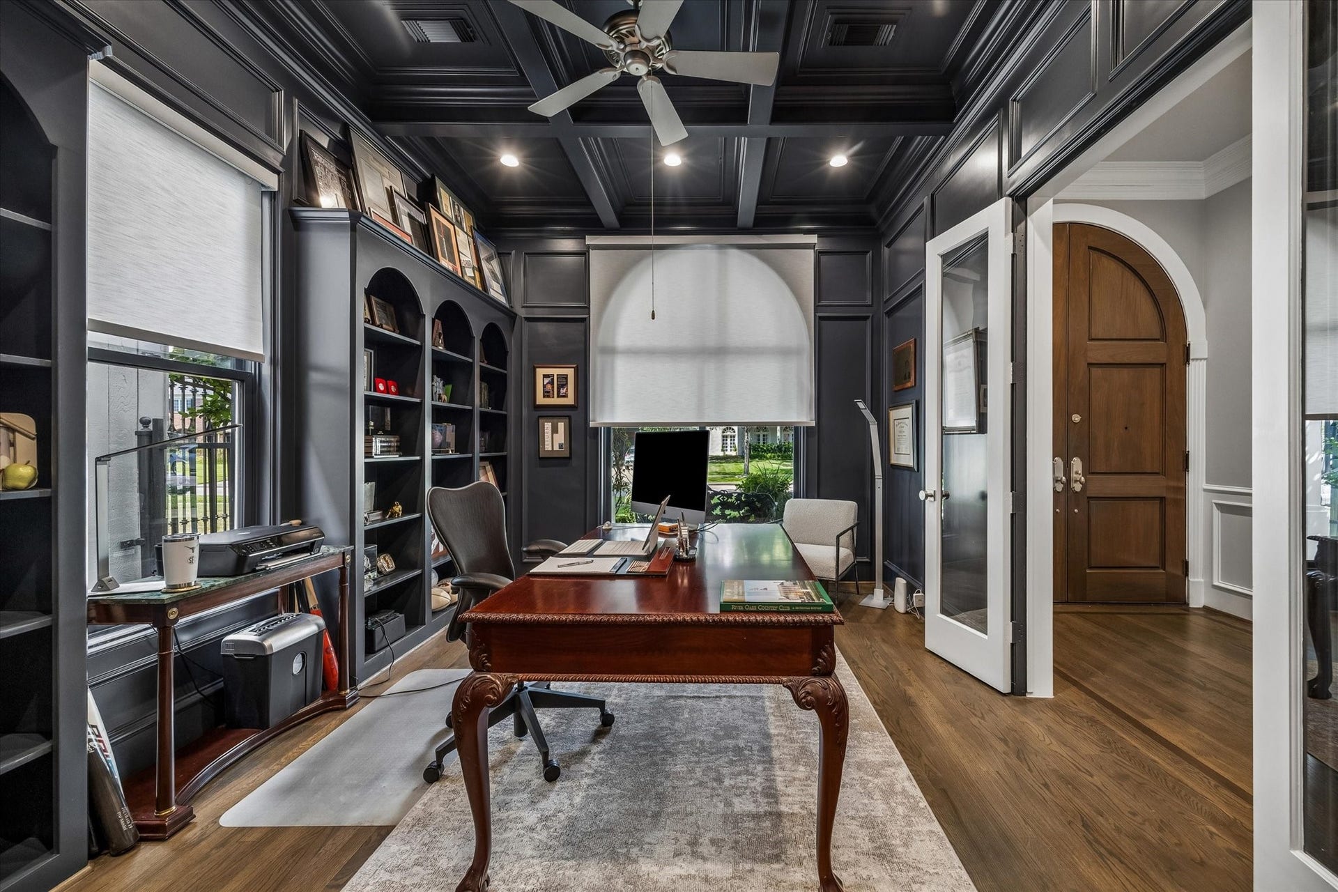 Another view of the study, which offers the flexibility to be used as a downstairs bedroom complete with a closet and full bath.