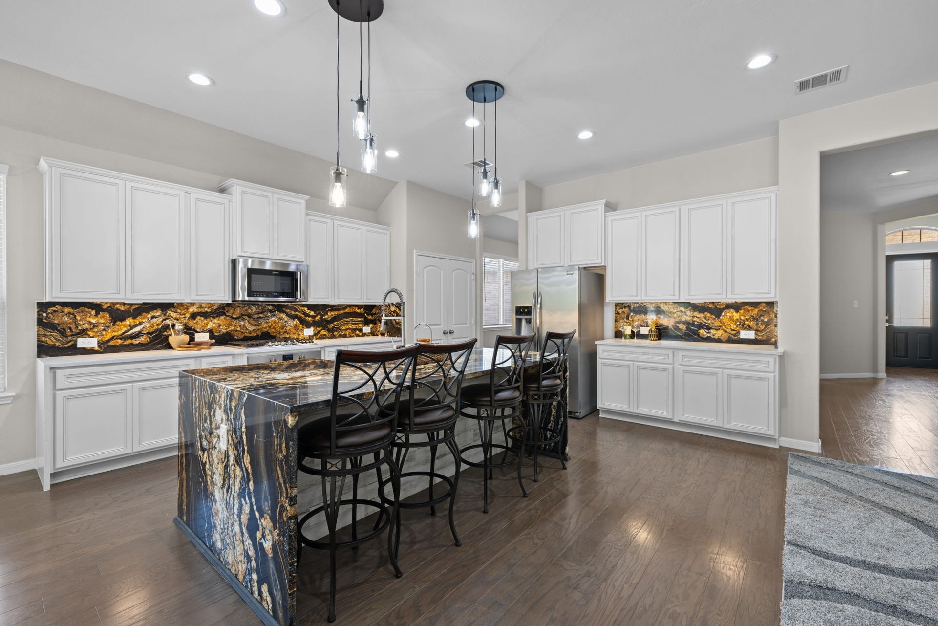 25615 Pinyon Hill Trail, Tomball, TX 77375 Up close you can see there's tons of cabinets for storage