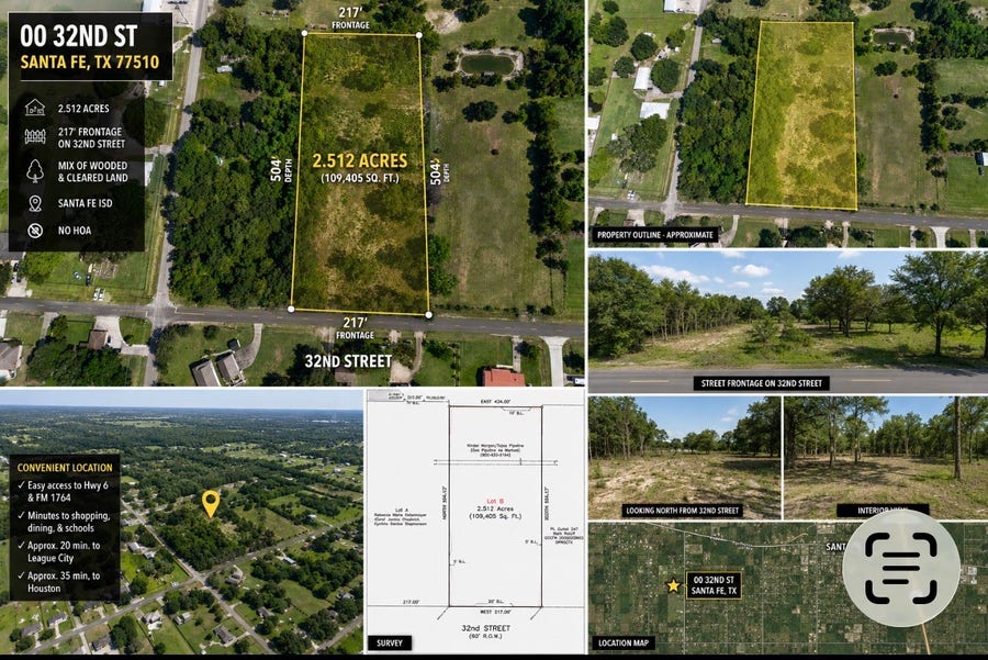 Property photo for 00 32nd St, Santa Fe, TX