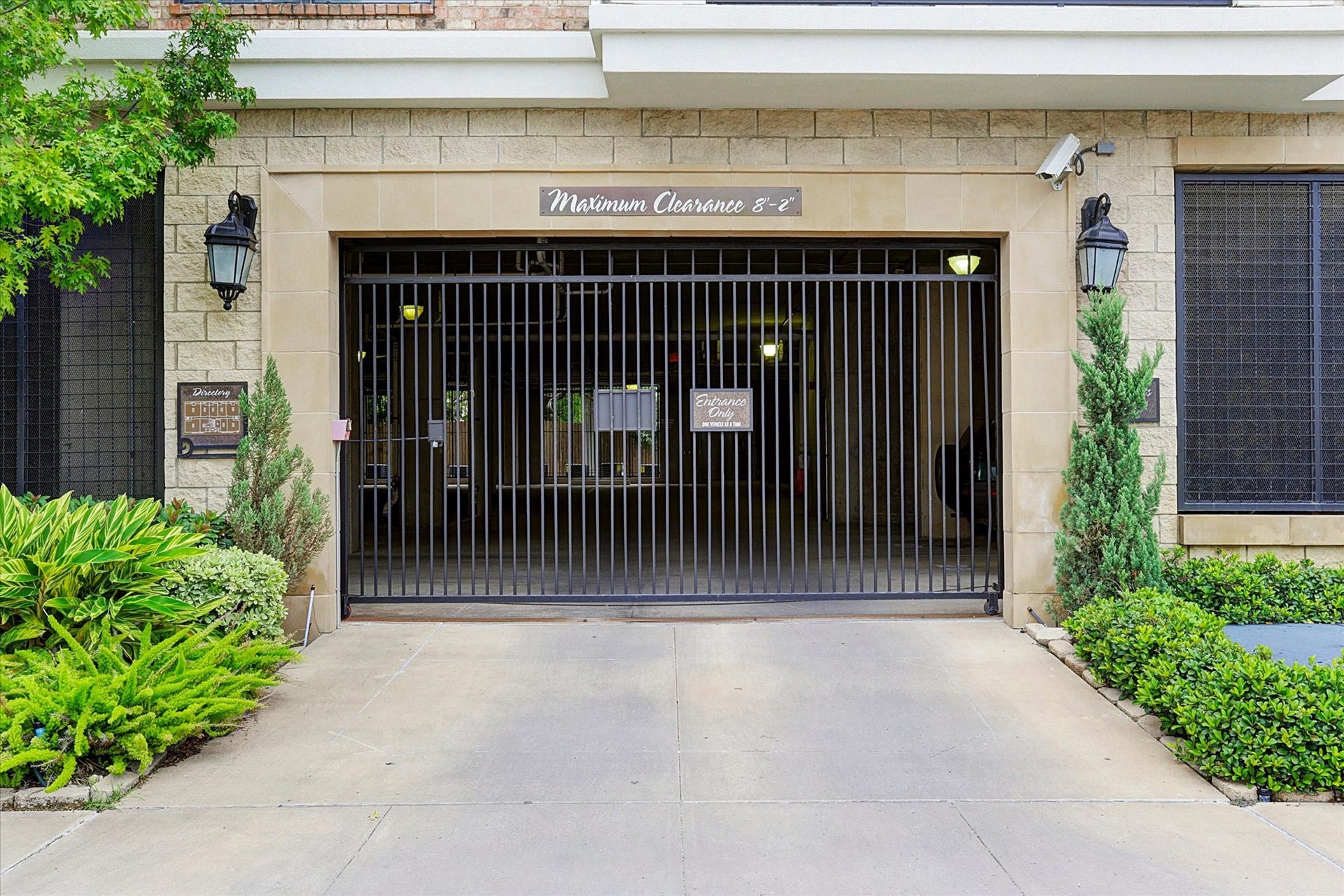 2120 Kipling Street, #207, Houston, TX 77098 Gated entry to the first floor garage providing extra security