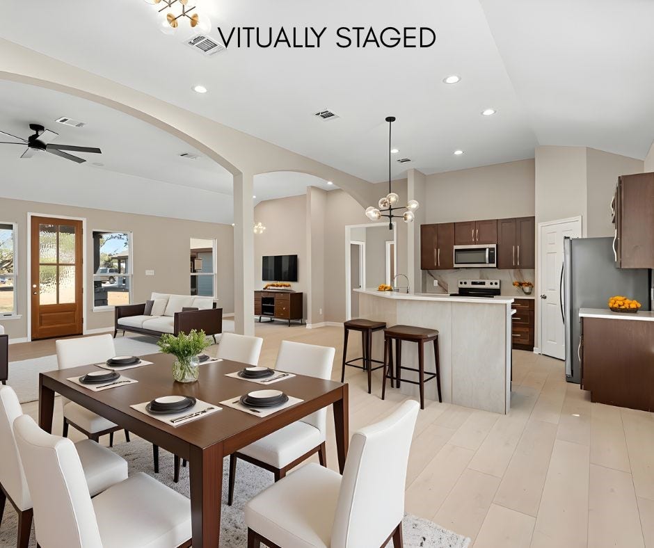 4656 N Teague Street, Rosharon, TX 77583 Virtually staged to highlight how this space can be furnished and enjoyed.