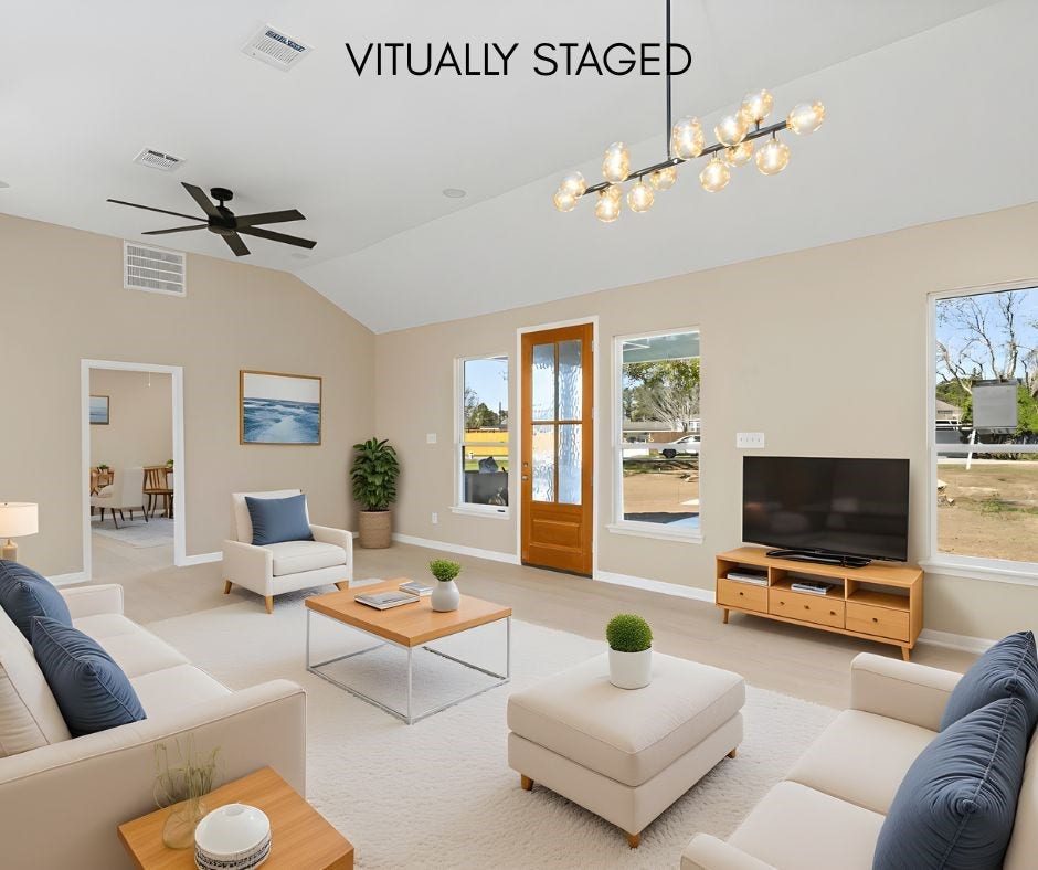 4656 N Teague Street, Rosharon, TX 77583 Virtually staged to highlight how this space can be furnished and enjoyed.
