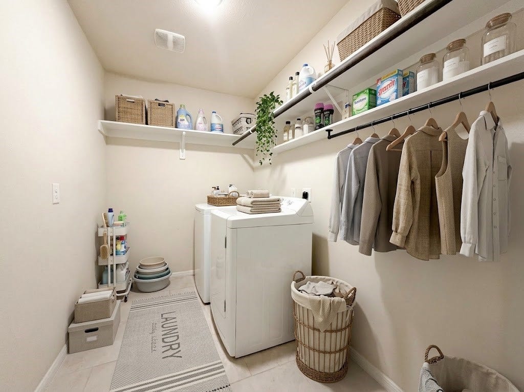 29202 Vernon Forest Court, Katy, TX 77494 digital staged laundry room