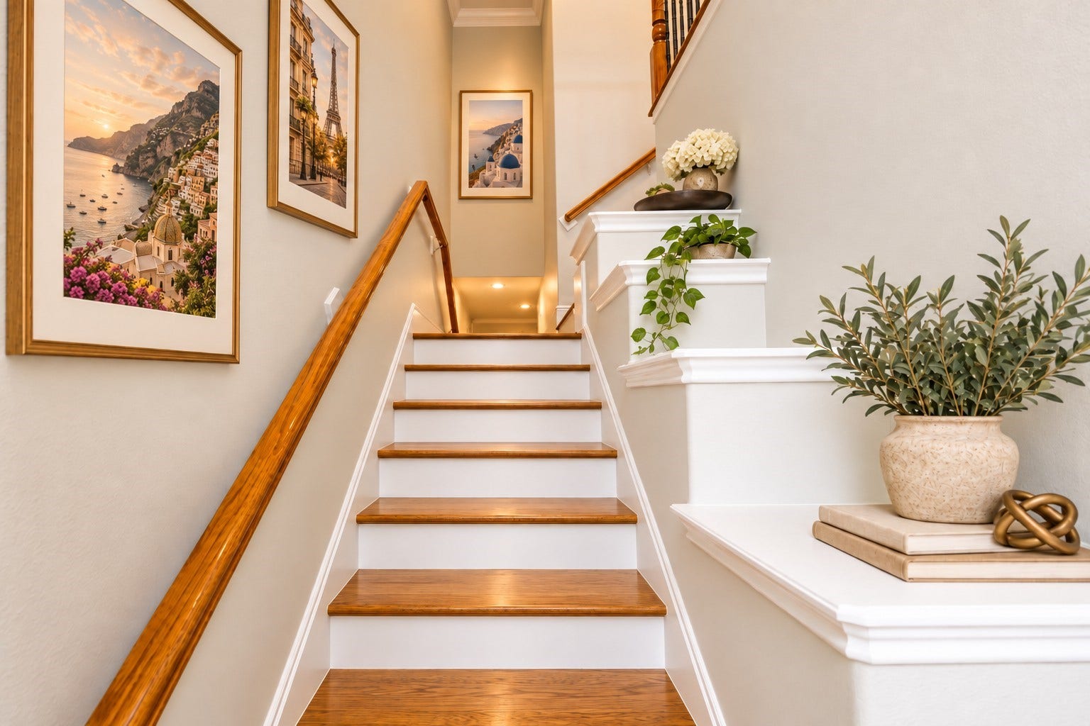 1710 Aden Mist Drive, Houston, TX 77003 Virtually Staged - A welcoming entry featuring elegant staircase.