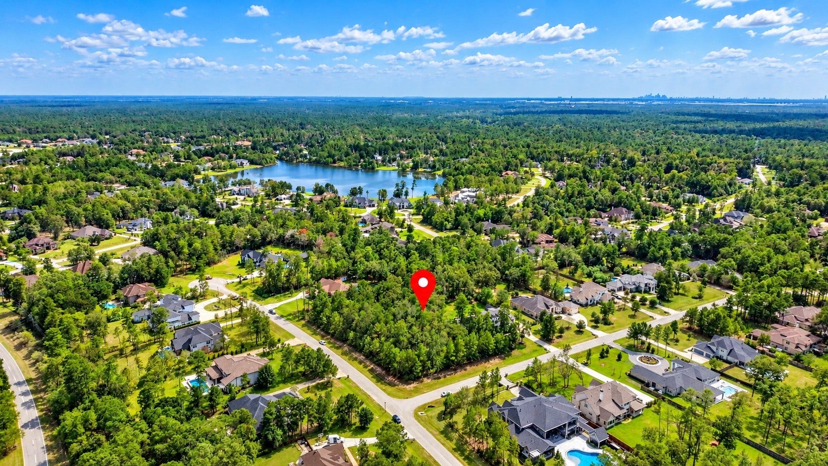 Expansive 1.46-acre homesite surrounded by established custom residences.