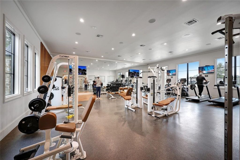 Resident fitness center located within the community clubhouse.