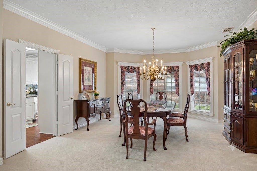 This is the current look in the home. The furniture is available too or can stay for the right price.