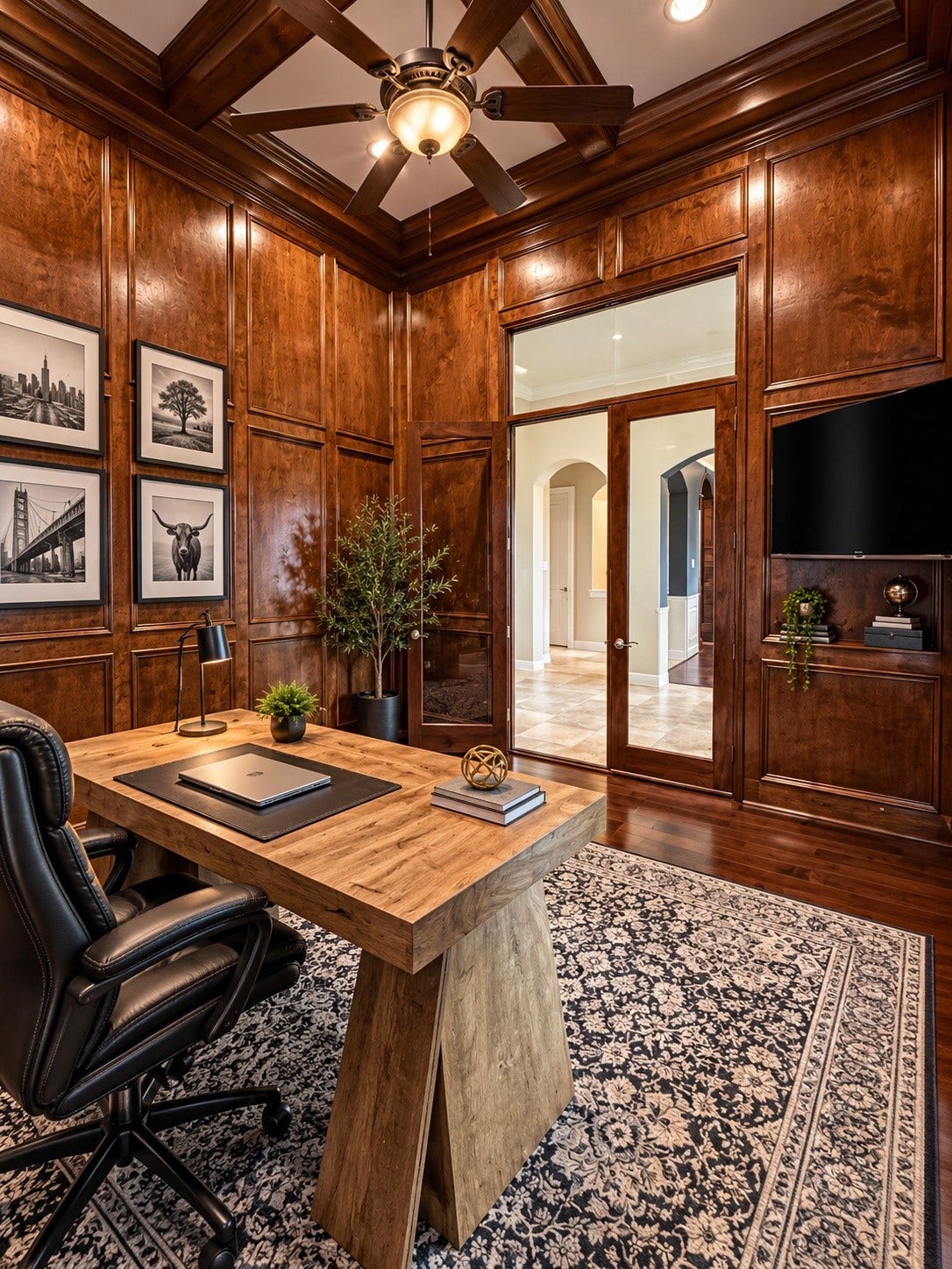 7 Compton Manor Drive, Spring, TX 77379 Executive Office virtually staged