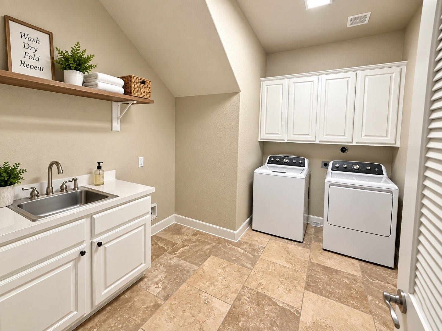 7 Compton Manor Drive, Spring, TX 77379 Laundry room virtually enhanced