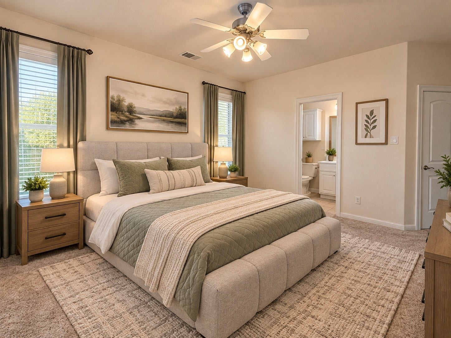 7 Compton Manor Drive, Spring, TX 77379 Bedroom 2 virtually staged