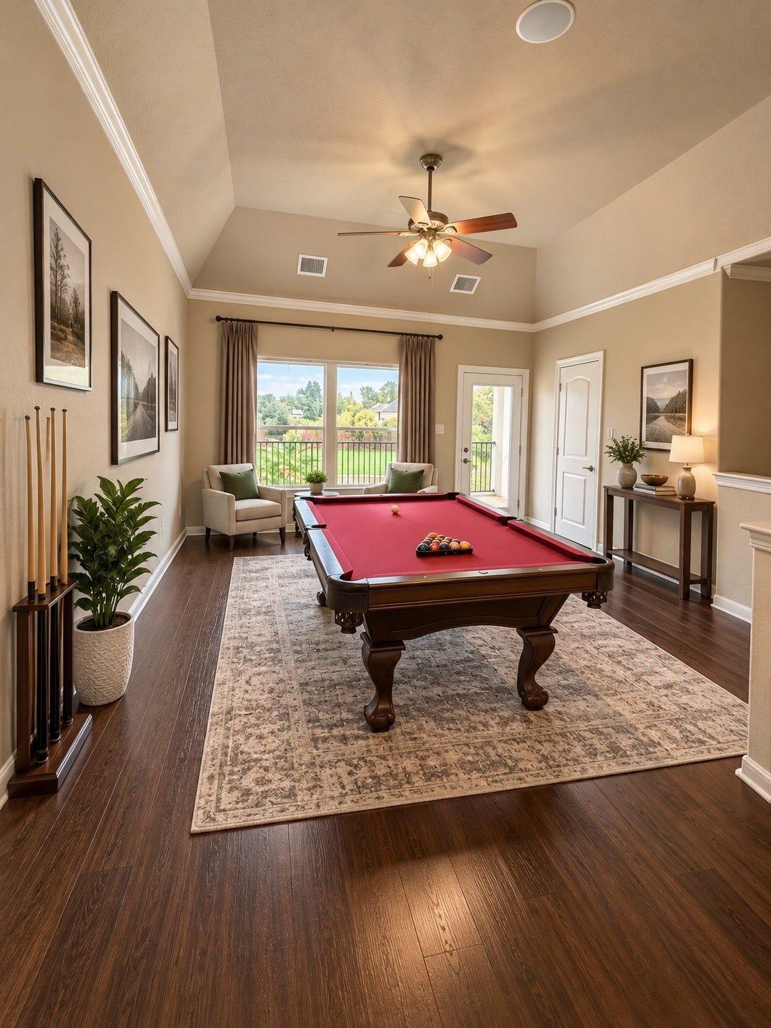 7 Compton Manor Drive, Spring, TX 77379 Upstairs Media/Game room virtually staged