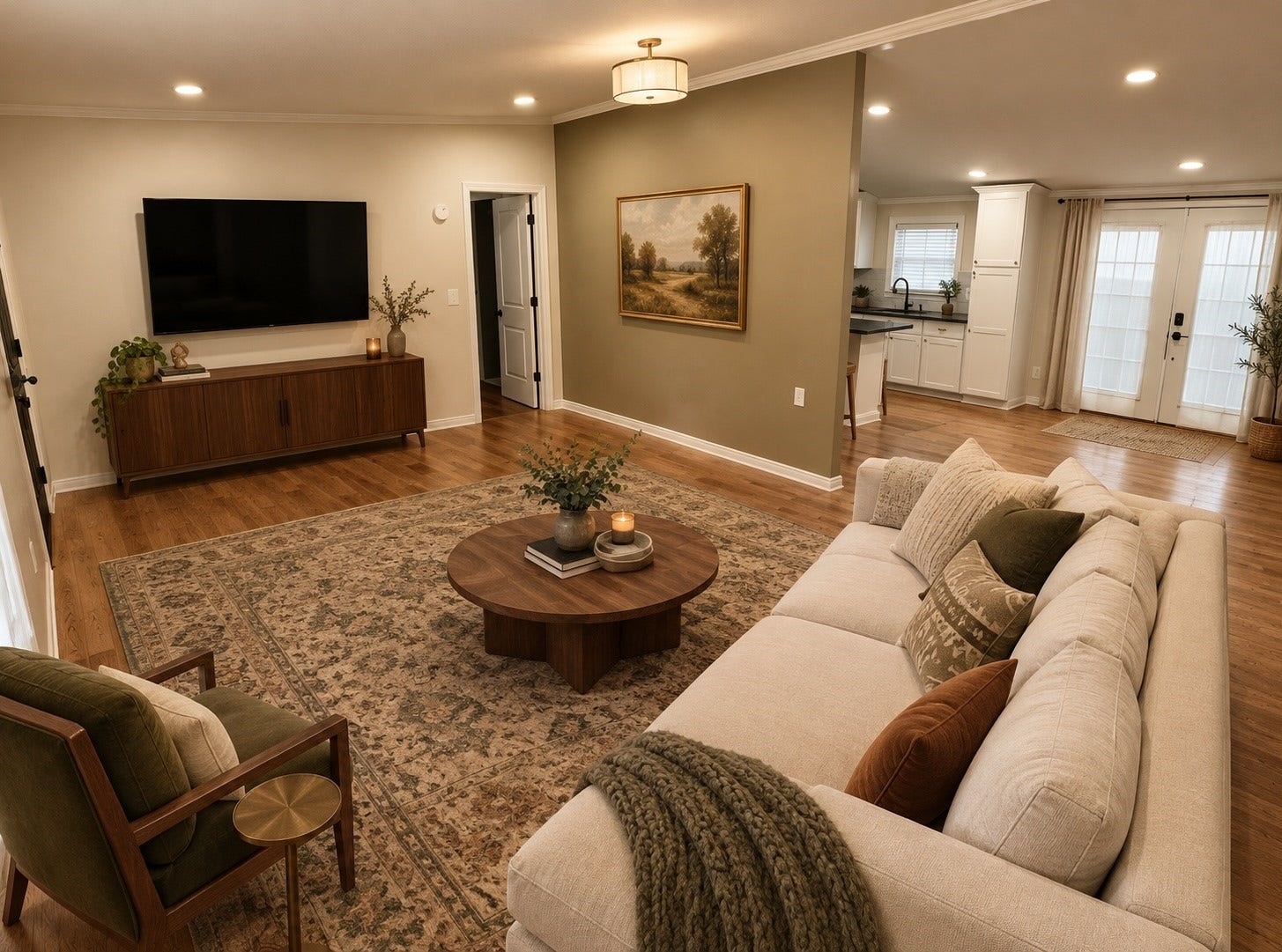 20319 Mountaindale Drive, Cypress, TX 77433 Virtually staged living space to show potential.