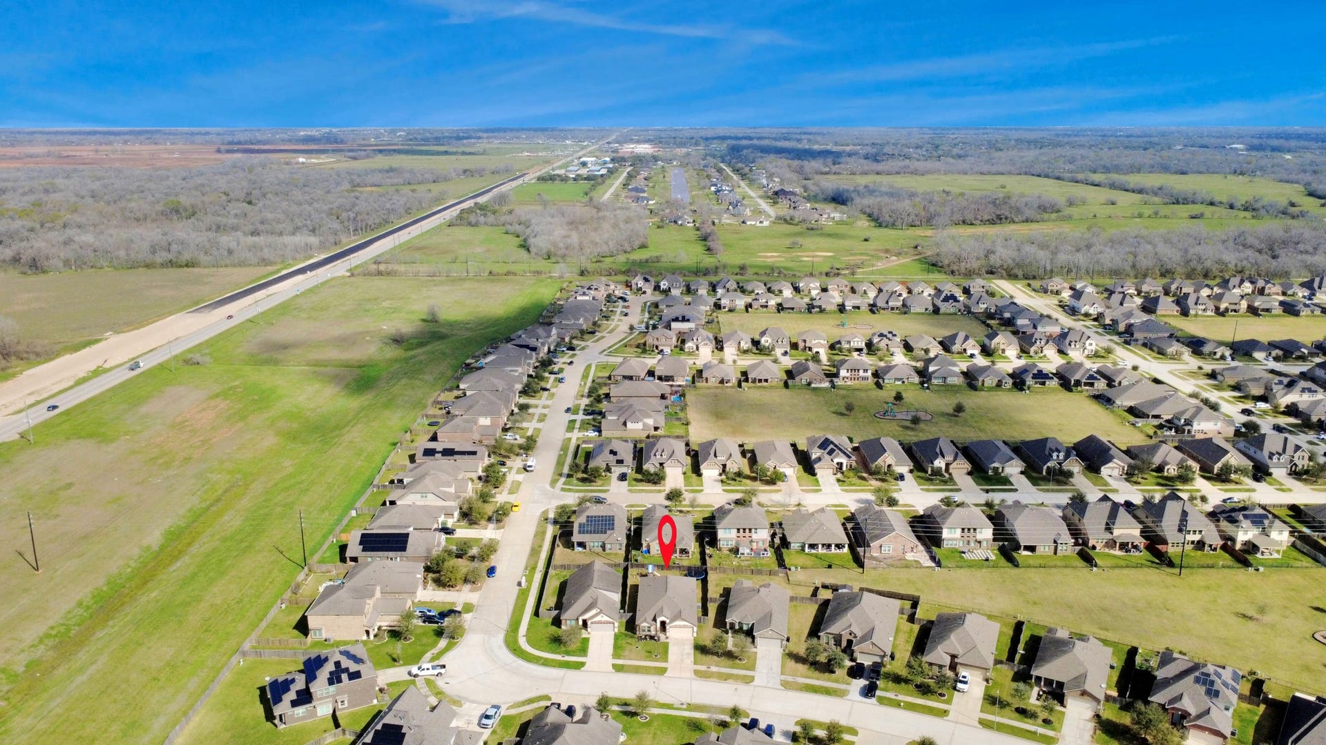 6226 Mason Way, Rosenberg, TX 77471 Aerial view showing FM 723