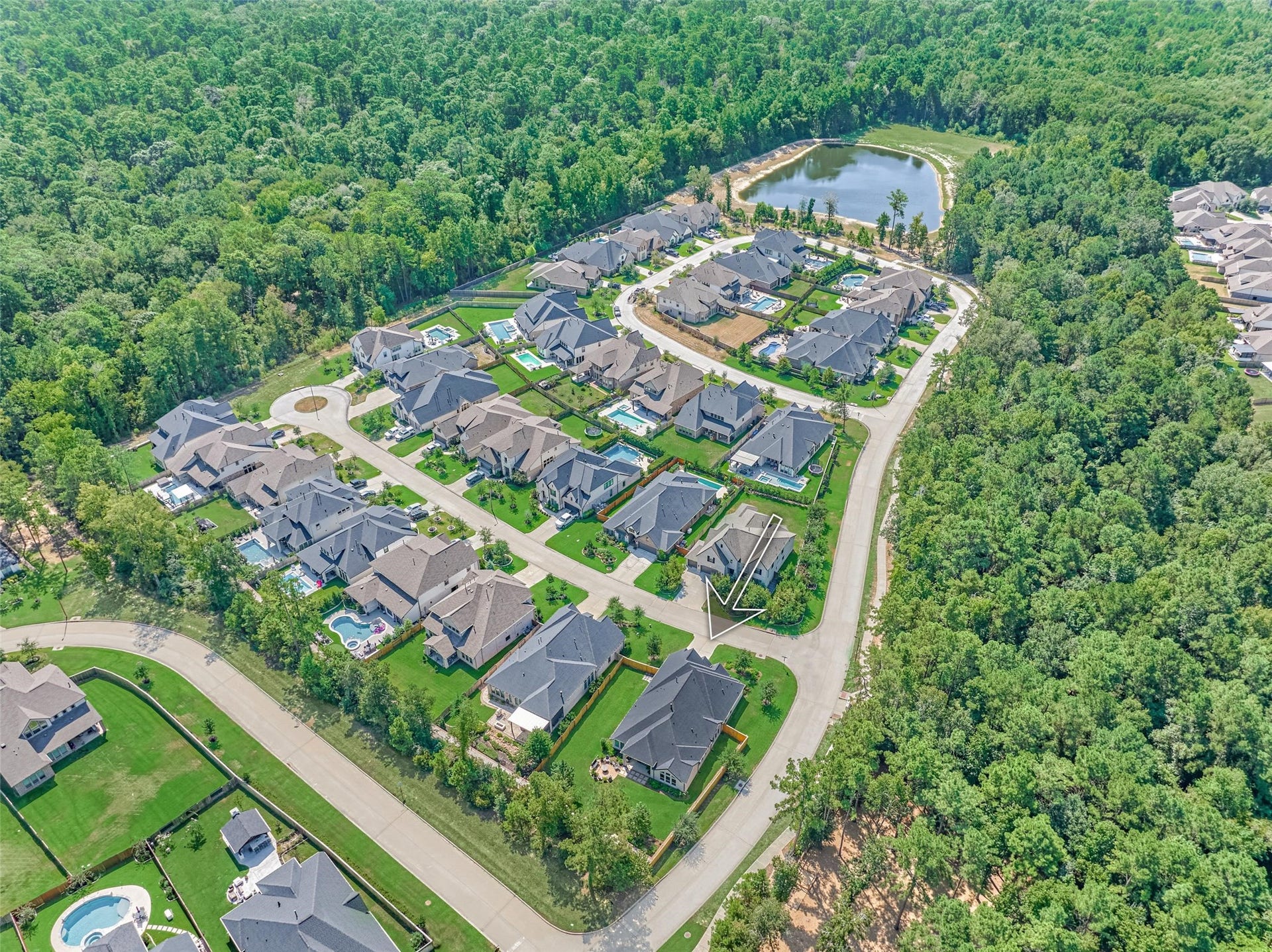 205 Patina Sorrel Drive, Montgomery, TX 77316 Discover a serene neighborhood surrounded by lush greenery and a charming pond, offering spacious homes with well-maintained yards and inviting streets. Perfect for those seeking a tranquil and picturesque setting.