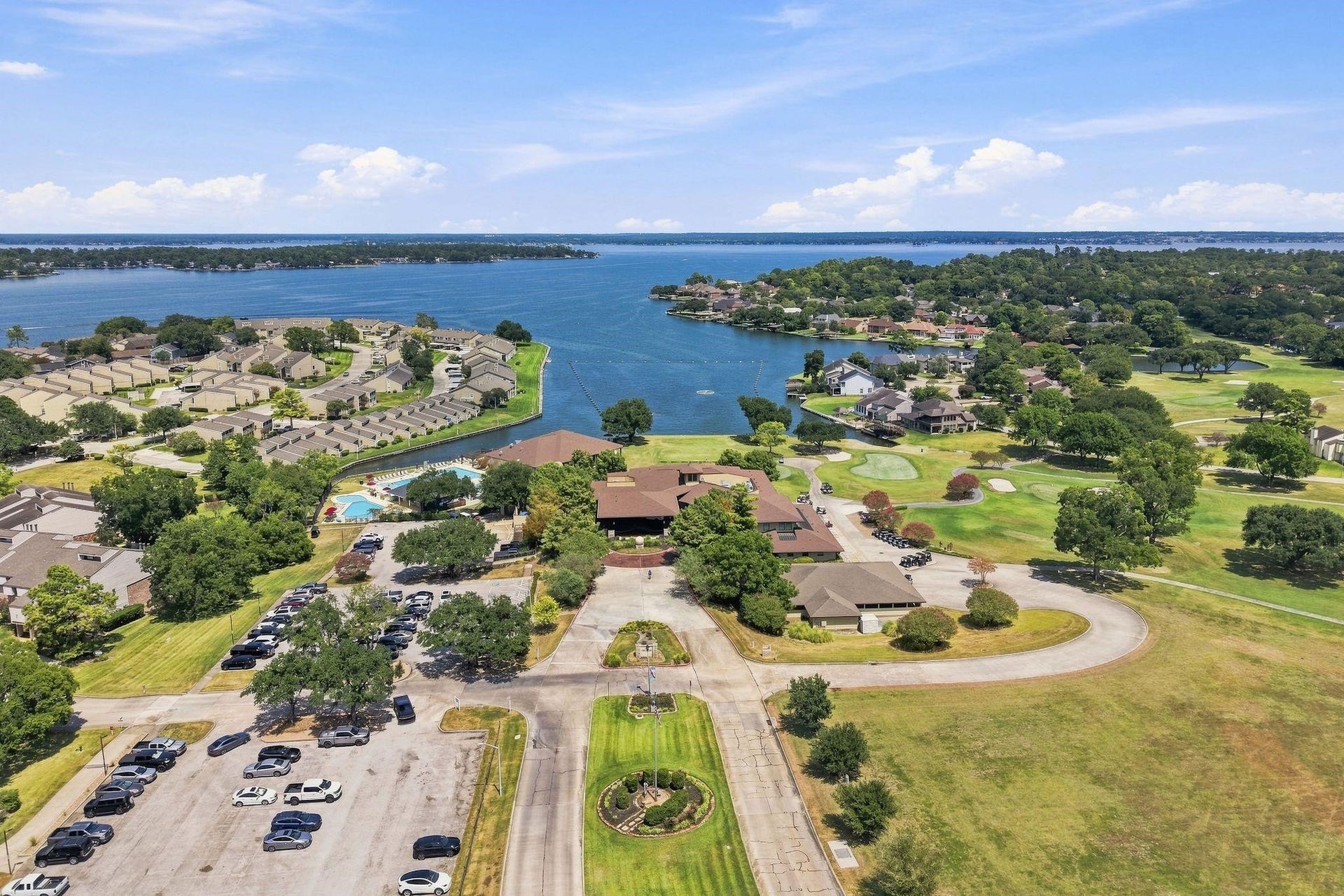 156 April Waters Drive W, Conroe, TX 77356 Located the gated community of April Sound!